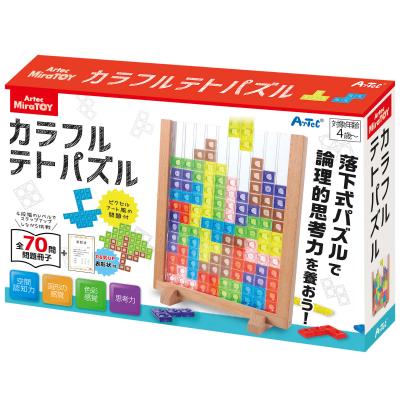 ふるさと納税 八尾市 ArtecMiraTOY　カラフルテトパズル(A356)