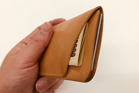 国産牛ヌメ革　カードケースウォレット