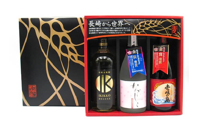 【お中元対象】麦焼酎 お酒 飲み比べ 壱岐の蔵酒造 モンドセレクション 金賞受賞 720ml 3本入りセット [JDB098] 19000 19000円  のし ギフト