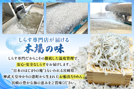 ちりめん 宮崎県産 無添加 ちりめんじゃこ 120g 3p 計360g