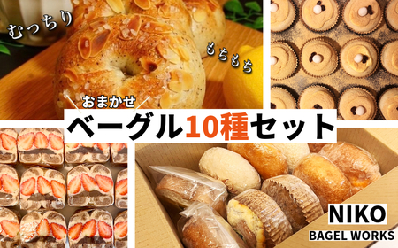 【2025年12月発送分】ベーグル おまかせ 10種セット 冷凍 ベーグル ベーグル ベーグル ベーグル パン 人気 小松島市 