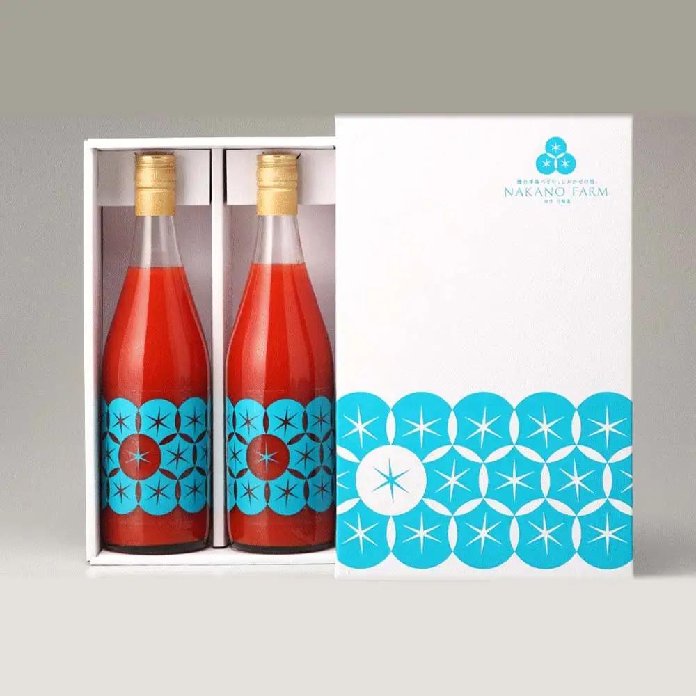 【定期便 6回】中野ファームのトマトジュース 720ml 合計12本(2本×6回) 【余市のトマトジュース】フルーツトマトジュース 高糖度トマトジュース 無添加トマトジュース 北海道産トマトジュース 