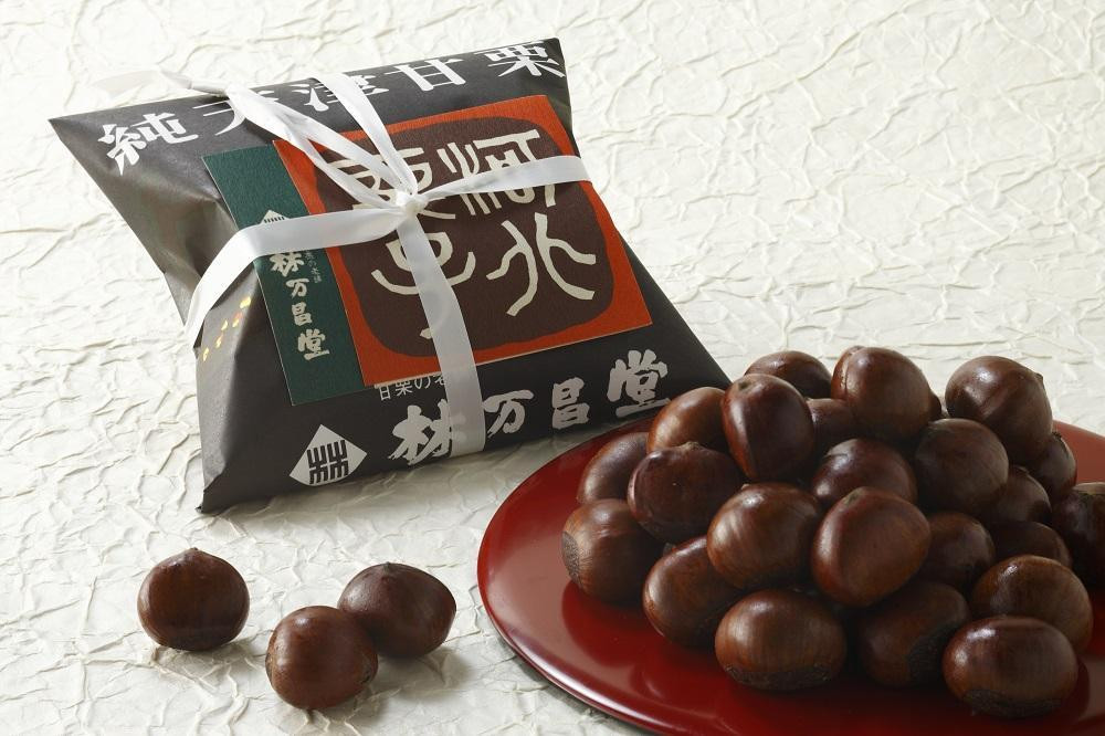 
【林万昌堂】焼き上がり直後発送！袋入り甘栗　900g
