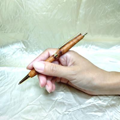 ふるさと納税 和歌山市 木ことばを添えて贈る木製シャープペン(カリン)