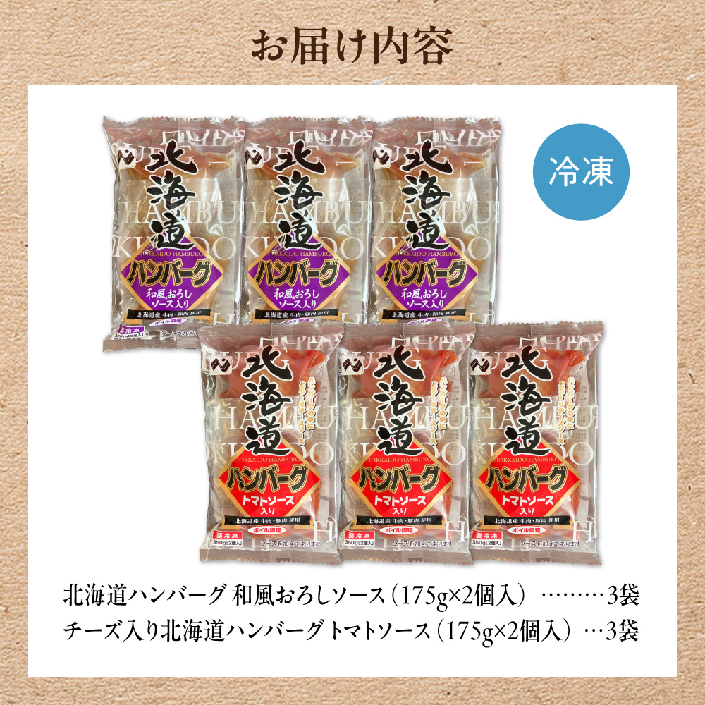 北海道ハンバーグセット