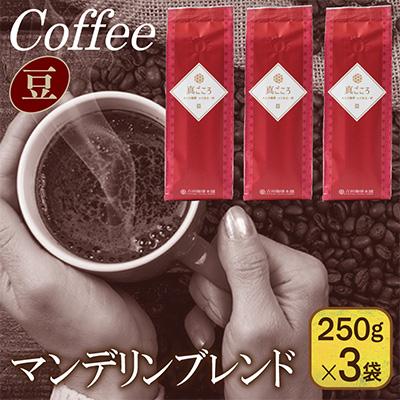 ふるさと納税 泉佐野市 真ごころブレンド  250g×3袋/豆 099H1844