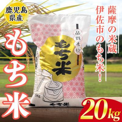 ふるさと納税 伊佐市 鹿児島県産もち米(20kg)  伊佐米 isa870