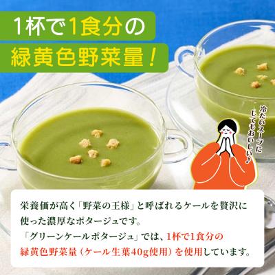 ふるさと納税 西予市 <グリーンケールポタージュ(20g×7袋入り)×2箱> 野菜 個包装 計14袋 計280g 粉末 野 |  | 01
