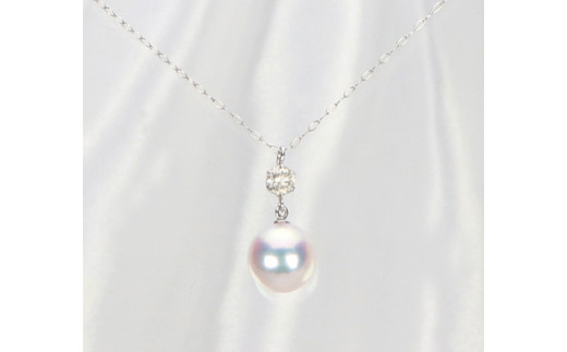 真珠 ペンダント ネックレス パール プラチナ Pt あこや本真珠 8.0mmup ダイヤモンド 0.15ct 【真珠科学研究所花珠鑑別書付】 ペンダントネックレス 冠婚葬祭 入学式 卒業式 結婚式 ギフト プレゼント 贈り物 フォーマル 誕生日 アクセサリー オシャレ パールアクセサリー ジュエリー あこや アコヤ アコヤ真珠 あこや真珠 本真珠 伊勢志摩 メール 三重 伊勢（645）