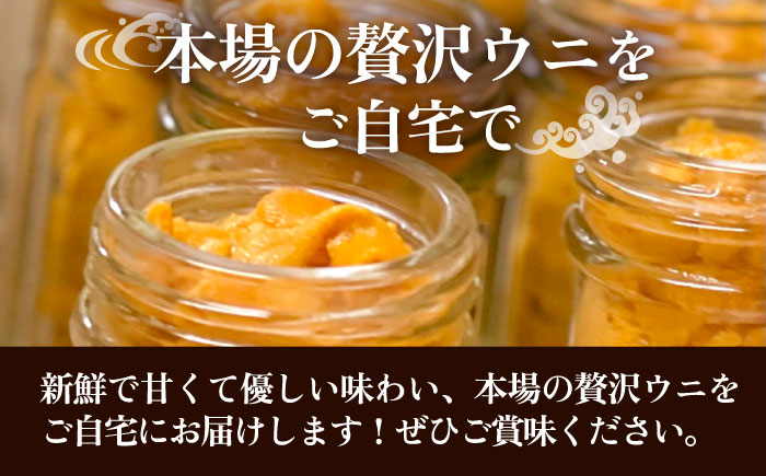 壱岐産 濃厚 ウニ60g《壱岐市》【合同会社塚元】ムラサキウニ 海産物 海鮮 ウニ うに 雲丹 珍味 [JDR021] 14000 14000円