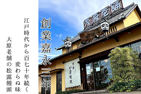 大原老舗松露饅頭 12個入 和菓子 まんじゅう スイーツ あんこ おやつ デザート