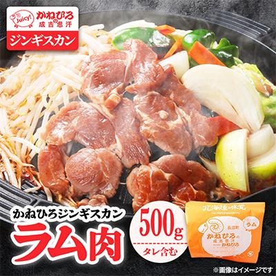 ふるさと納税 長沼町 かねひろジンギスカン ラム肉(内容量:500g)