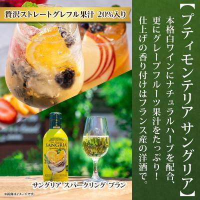 ふるさと納税 笛吹市 プティモンテリア サングリアスパークリングブラン 290ml×12本入 モンデ酒造 山梨県 笛吹市 |  | 02