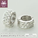 【ふるさと納税】 イヤリング ピアス ジュエリー レディース アクセサリー ダイヤモンド 0.64ct K18 WG 18金 ホワイトゴールド イヤーカフ リバーシブル ギフト プレゼント ジュエリーケース付 保証書付 k181-017