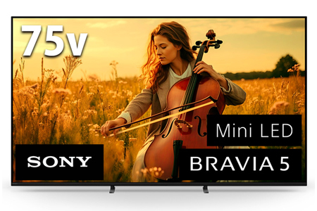 ソニー BRAVIA 75型 4K液晶テレビ (設置含む) 5シリーズ K-75XR50｜2025年モデル SONY ブラビア TV 大型 [0455]