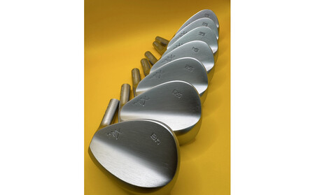【福岡市】女性クラフトマンの阿比留俊子　設計・デザイン　Abi Wedge ホワイトクロムメッキ50°　N.S.PRO MODUS3 WEDGE 105