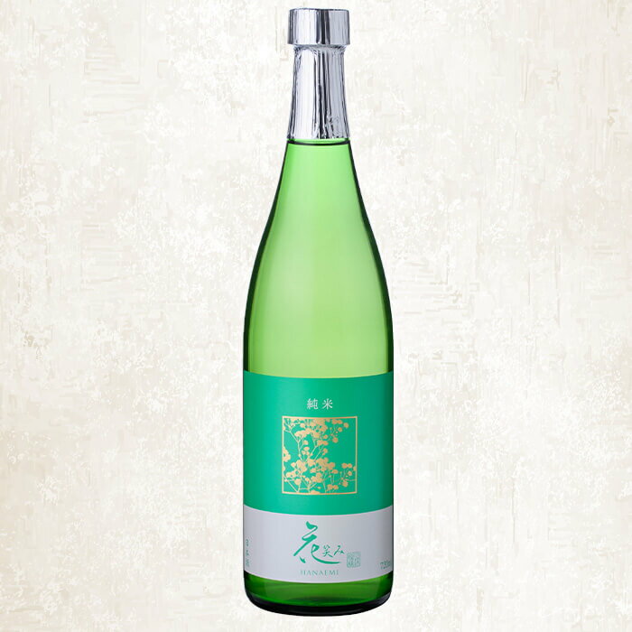 【ふるさと納税】＜内容量が選べる＞花笑み 純米酒 (720ml・1800ml) 酒 お酒 日本酒 地酒 アルコール 辛口 飲料 常温 【opby001・opby002】【尺間嶽酒店】