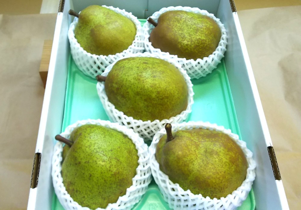 
                  西洋梨（ラ・フランス）３ｋｇ×２箱　大玉　0017-2620
                