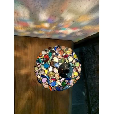 ふるさと納税 那珂川市 【ステンドグラスのある暮らし】カラフル(テーブルランプ) |  | 01