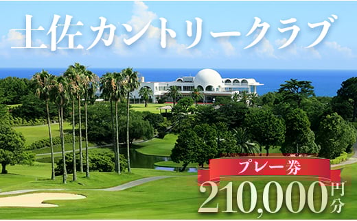 土佐カントリークラブ プレー券 210,000円分 - ゴルフ場 チケット プレー券 ラウンド コース 700000円 趣味 体験 スポーツ アウトドア 手結山開発観光株式会社 高知県 香南市 kb-0016