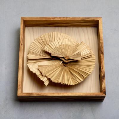 ふるさと納税 伊平屋村 クバの額装KUBANOHOSHI(白木目)Mサイズ |  | 02