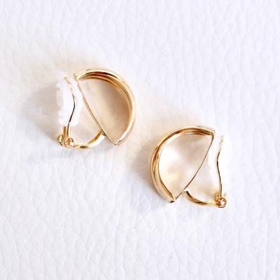 ふるさと納税 昭和町 K18 イエローゴールド(地金)  イヤリング(クリップ式)保証書付 SNO-1947YG |  | 02