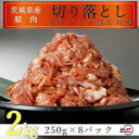 【ふるさと納税】匠坂東豚 茨城県産豚切り落とし 特製たれ漬け 2kg(250g×8パック)【配送不可地域：離島・沖縄県】【1481700】