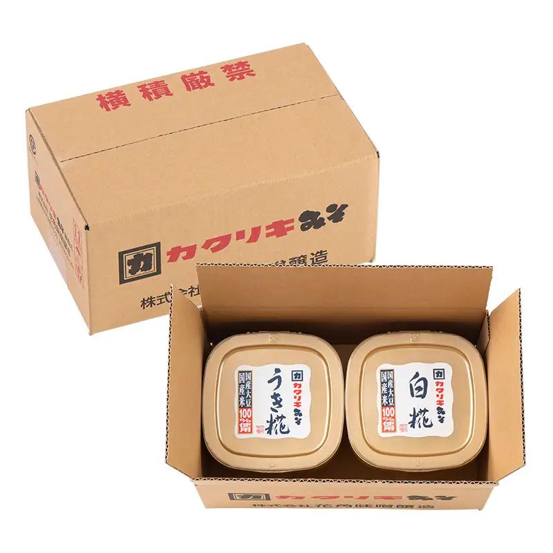 【カクリキみそ】味噌2種2個セット(うき糀みそ1個・白糀みそ1個) 国産大豆・国産米100％使用！ F2Y-7071