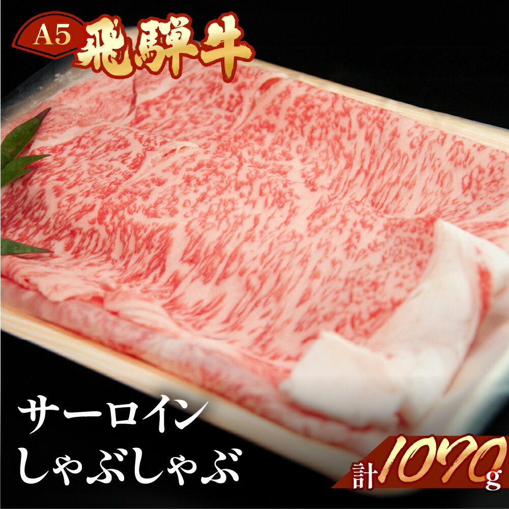 【ふるさと納税】（2026年2月から順次発送）飛騨牛 サーロインしゃぶしゃぶ1070g　【冷凍】冷凍配送飛騨牛 サーロイン1070g飛騨牛 下呂温泉 おすすめ 牛肉 肉 和牛 赤身 人気 ブランド牛 肉ギフト 国産　贈答品 しゃぶしゃぶ ギフト サーロイン 和牛 78000円 岐阜県 下呂市