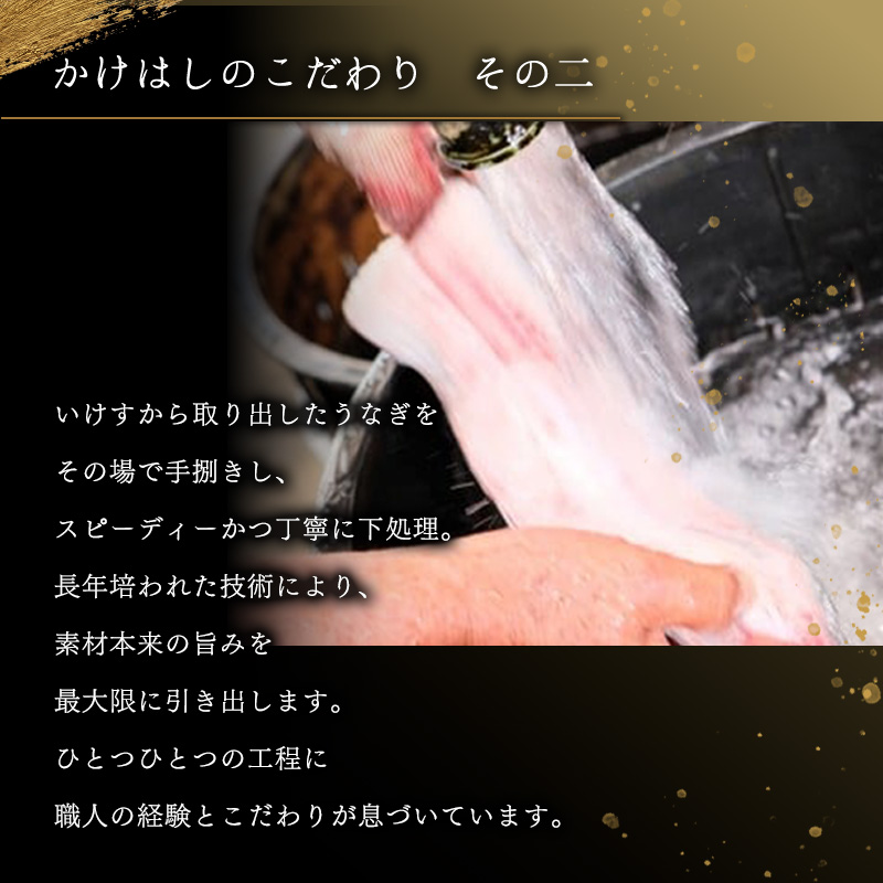 心に染みる かけはし 特大 国産 うなぎ 蒲焼き 2尾 1尾あたり300～400g 国産 鰻 美味しい 備長炭焼き ふっくら肉厚 タレ付き 贅沢 ボリューム満点 ご褒美 グルメ お取り寄せ 福岡 老舗