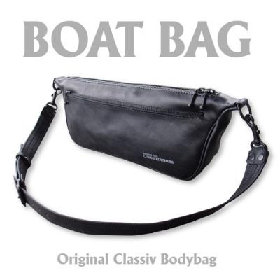ふるさと納税 ひたちなか市 Ciwau leathers 【BOAT BAG】ストーンブラック　　