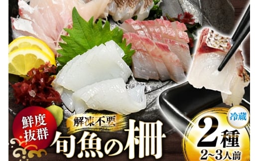 刺身 鮮魚 旬魚 の柵2種 セット （刺身1種& イカ 1種）（2〜3人前） [舘浦漁業 長崎県 平戸市 hr42bgy420139] おつまみ 柵 冷蔵 新鮮 海鮮 盛り合わせ 旬 切るだけ 真空パック
