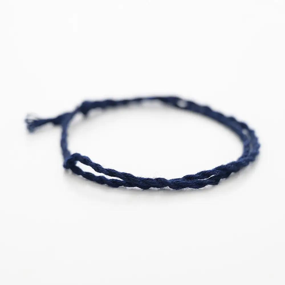藍染のミサンガ「tsunagariYEAH」Royal Blue（紺色）