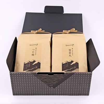 ふるさと納税 小国町 つや姫・雪若丸食べ比べセット 2kg×2袋 精米 令和7年産米 山形県小国町産