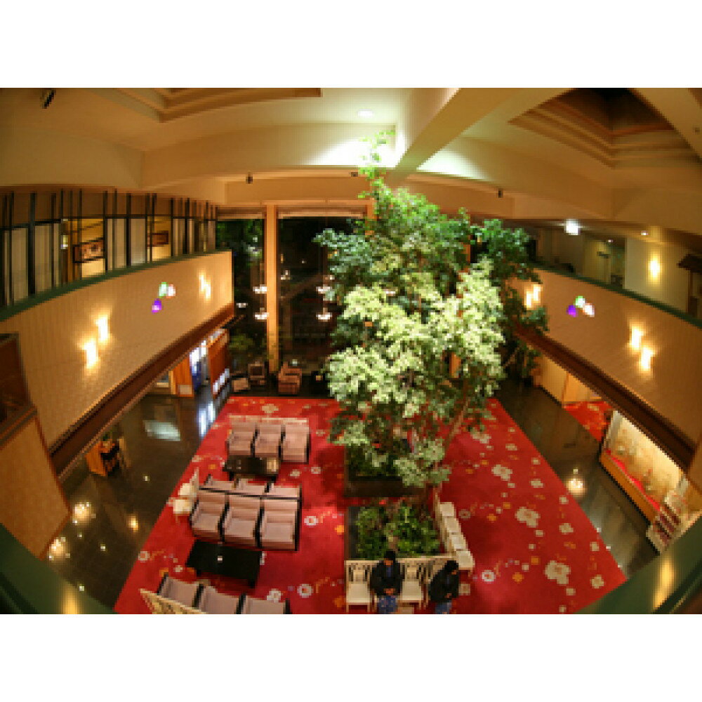 【ふるさと納税】【夕凪の湯　HOTEL花樹海】平休日1泊2食付 ペア宿泊券《岩露天風呂付和室》