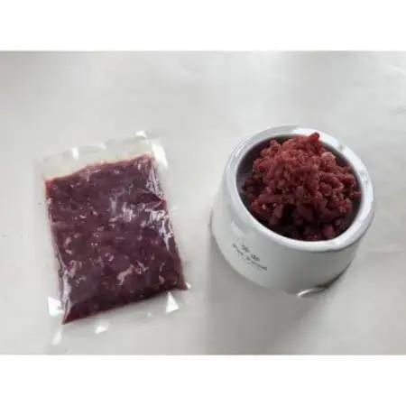 【毎月定期便】三河のジビエ　ペットフード　仔犬、成犬　シニア犬用「ミンチ肉」全3回【配送不可地域：離島】【4083826】