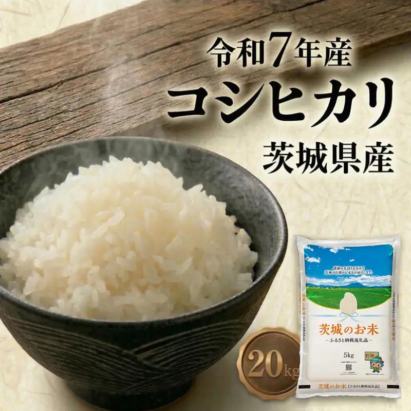 スピード発送!! 【 令和7年産 】 茨城県産 コシヒカリ 20kg ( 5kg × 4袋 )