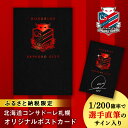 【ふるさと納税】 北海道コンサドーレ札幌 ポストカード ふるさと納税限定 【1/200の確率で選手直筆のサイン入り】 オリジナルポストカード 小野伸二ONO 河合竜二CRC コンサドーレ サッカーチーム グッズ 文具 黒 ロゴ入り 北海道 札幌市