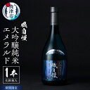 【ふるさと納税】 数量限定 期間限定 酒 日本酒 磯自慢 大吟醸純米 エメラルド 1本 720ml 化粧箱入 地酒 特A地区 東条山田錦 逸品 冷蔵 焼津 a15-643