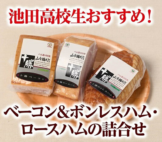 【ふるさと納税】ベーコン＆ボンレスハム・ロースハム 北海道 ハム 詰合せ ベーコン ふるさと納税