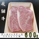 【ふるさと納税】A5ランク飛騨牛サーロインステーキ用600g【配送不可地域：離島】【1307427】