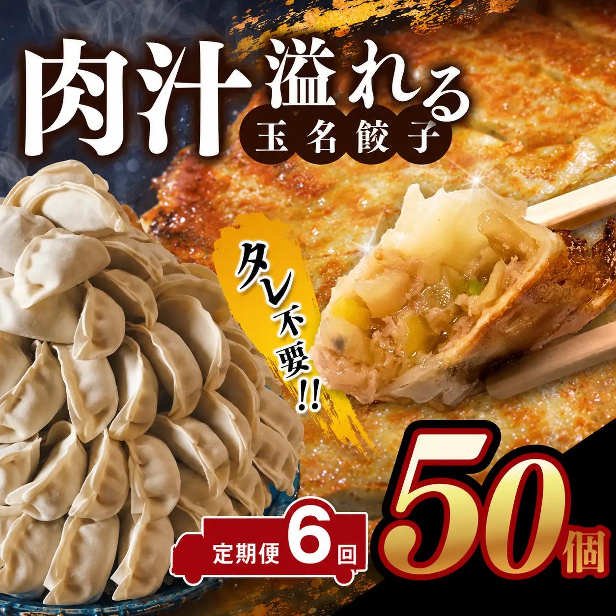 【定期便6回】玉名餃子 50個
