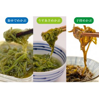 ふるさと納税 気仙沼市 めかぶ 3種×各2p 舌鼓とろとろもずく 3種×2p 計12p 20565305 |  | 02