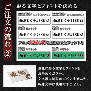 s130 《毎月数量限定》選べる家紋表札＜横＞(縦100mm×横140mm×厚さ1.5mm・ステンレス製) 鹿児島 表札 新築祝い 引っ越し祝い プレゼント 【ジクヤ精工】