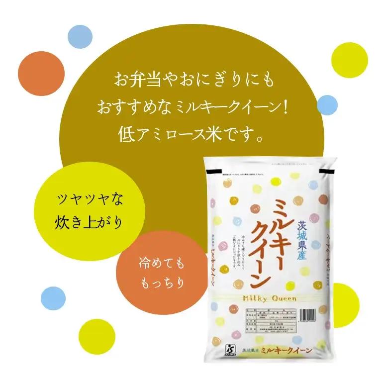 202【令和7年産】茨城県産 ミルキークイーン 10kg(5kg×2袋)【石崎商店】
