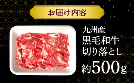 長崎県産 黒毛和牛 切り落とし 約500g＜宮本畜産＞[CFA049]