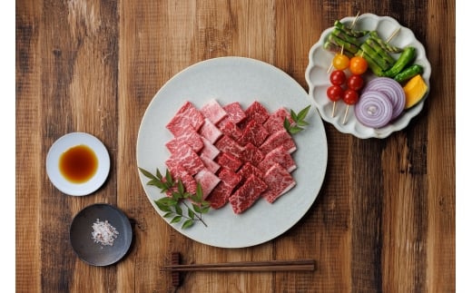 鳥取和牛 6つの部位の焼肉盛り合わせ 600g