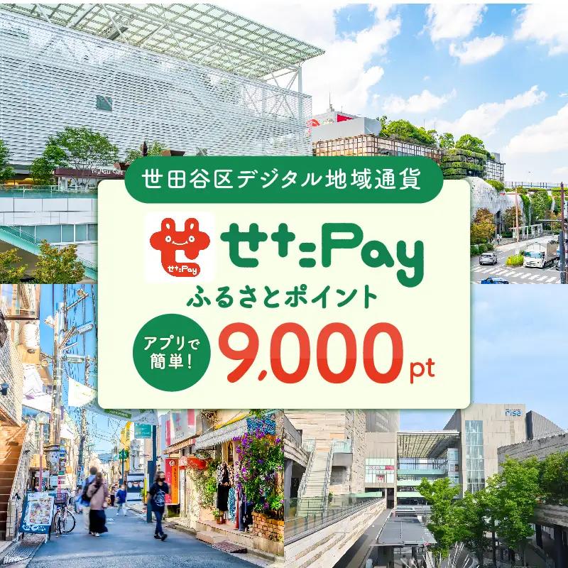 デジタル地域通貨「せたがやPay」9,000円分 宿泊やレストランでもご利用いただけるポイント_0018-005-se4