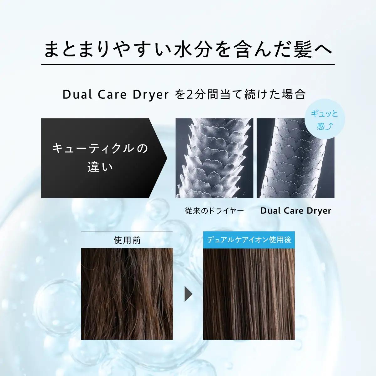 WAVEWAVE DualCareDryer デュアルケアドライヤー グレー