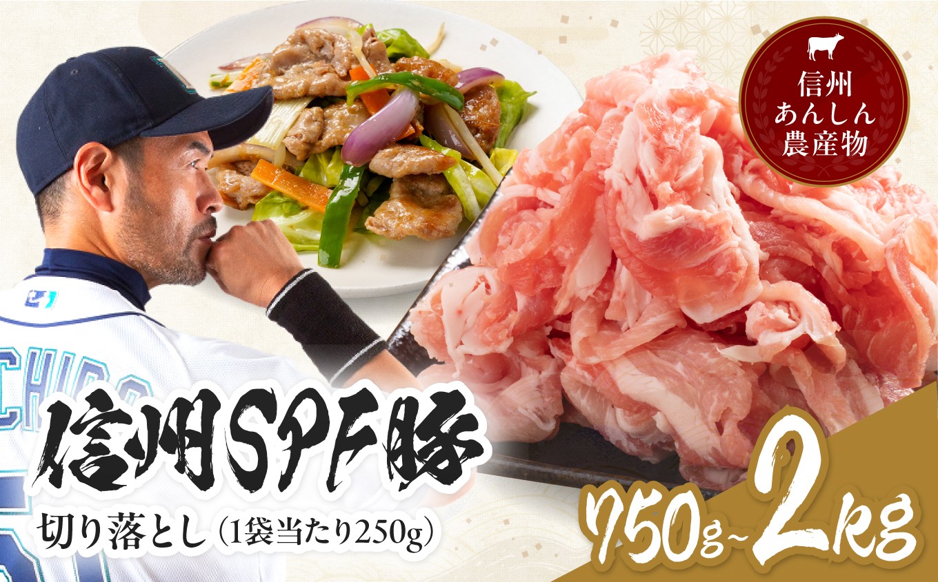 
                  【訳あり】 信州SPF豚 切り落とし 選べる 内容量 【750g～2kg】| 訳あり 不揃い SPF豚 豚 豚肉 ポーク お肉 切落し 肉 信州 南信州 送料無料 ふるさと納税 長野県 飯田市
                